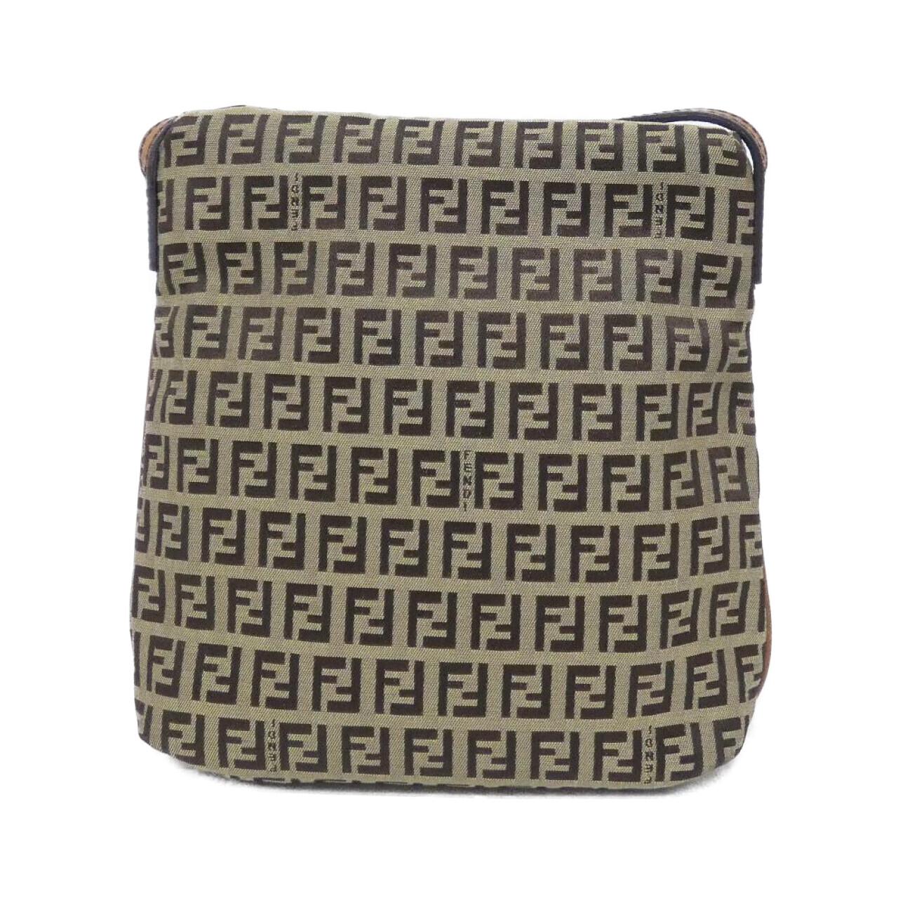 Fendi 8BT075 TN9 Canvas Shoulder Bag