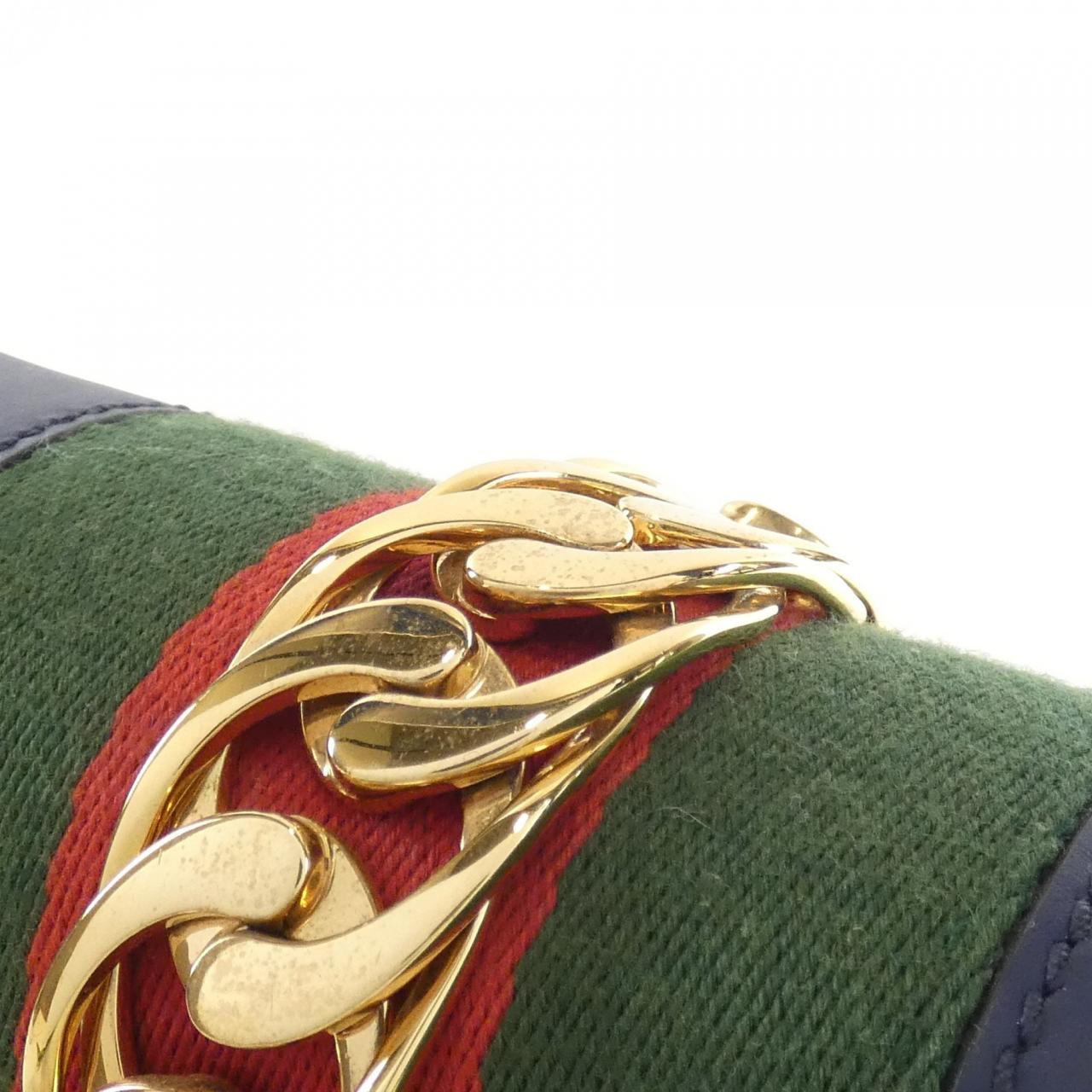 Gucci SYLVIE Leather Shoulder Bag