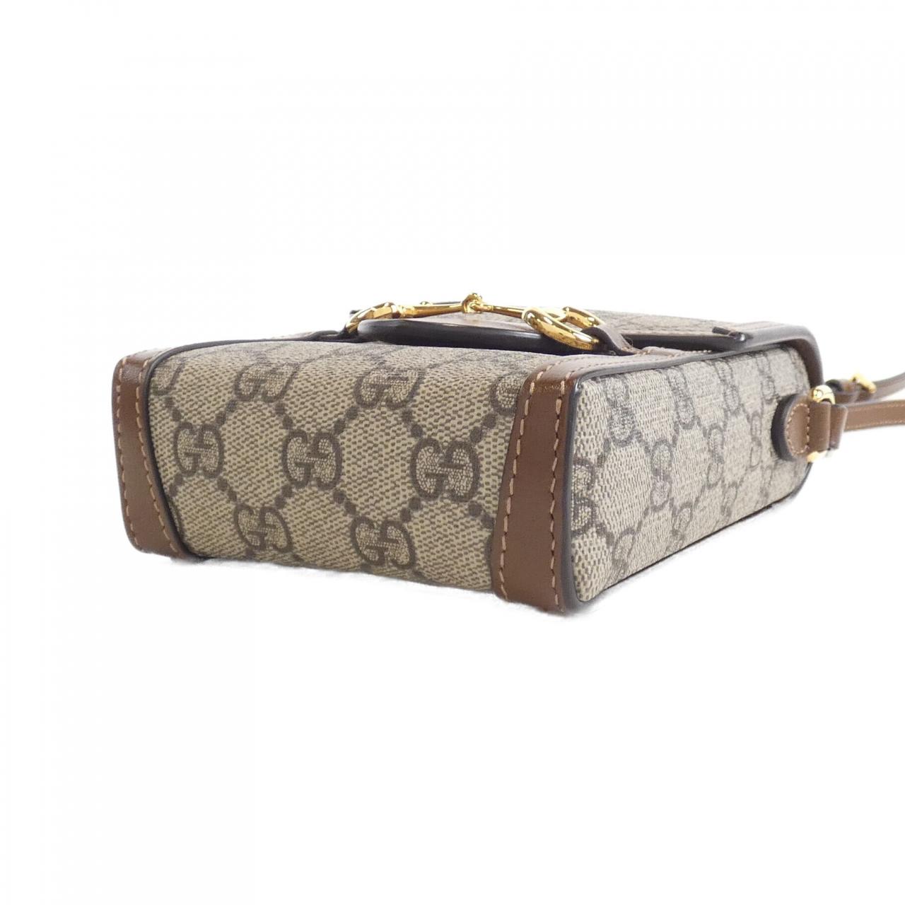 Gucci Horsebit 1955 GG Supreme Canvas Shoulder Bag