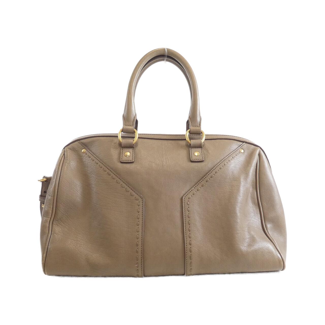 Saint Laurent Weekly M Leather Boston Bag