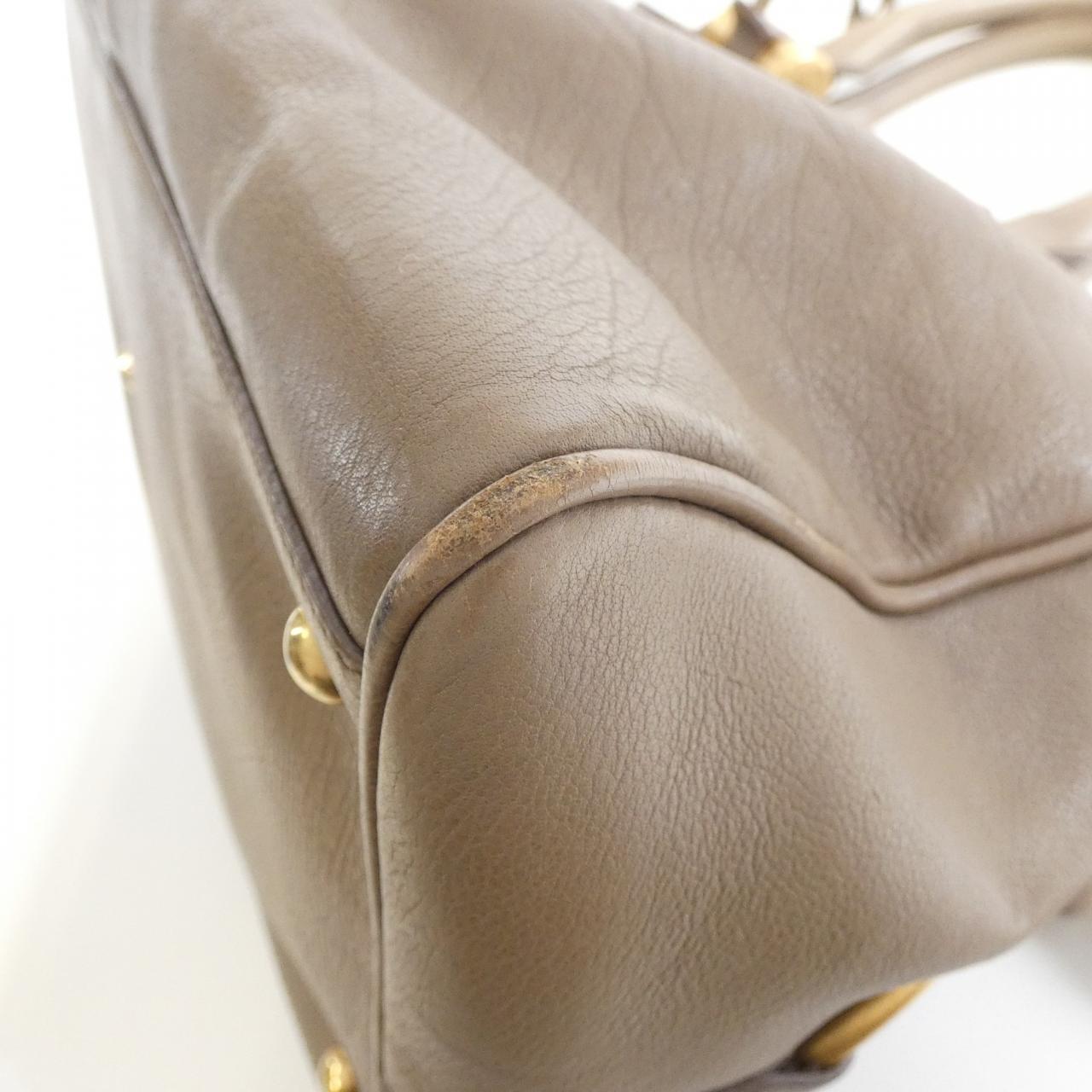 Saint Laurent Weekly M Leather Boston Bag