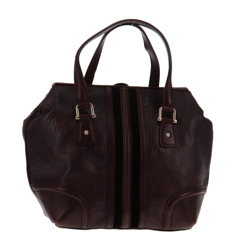 Gucci Guccissima Brown Leather Shoulder Bag
