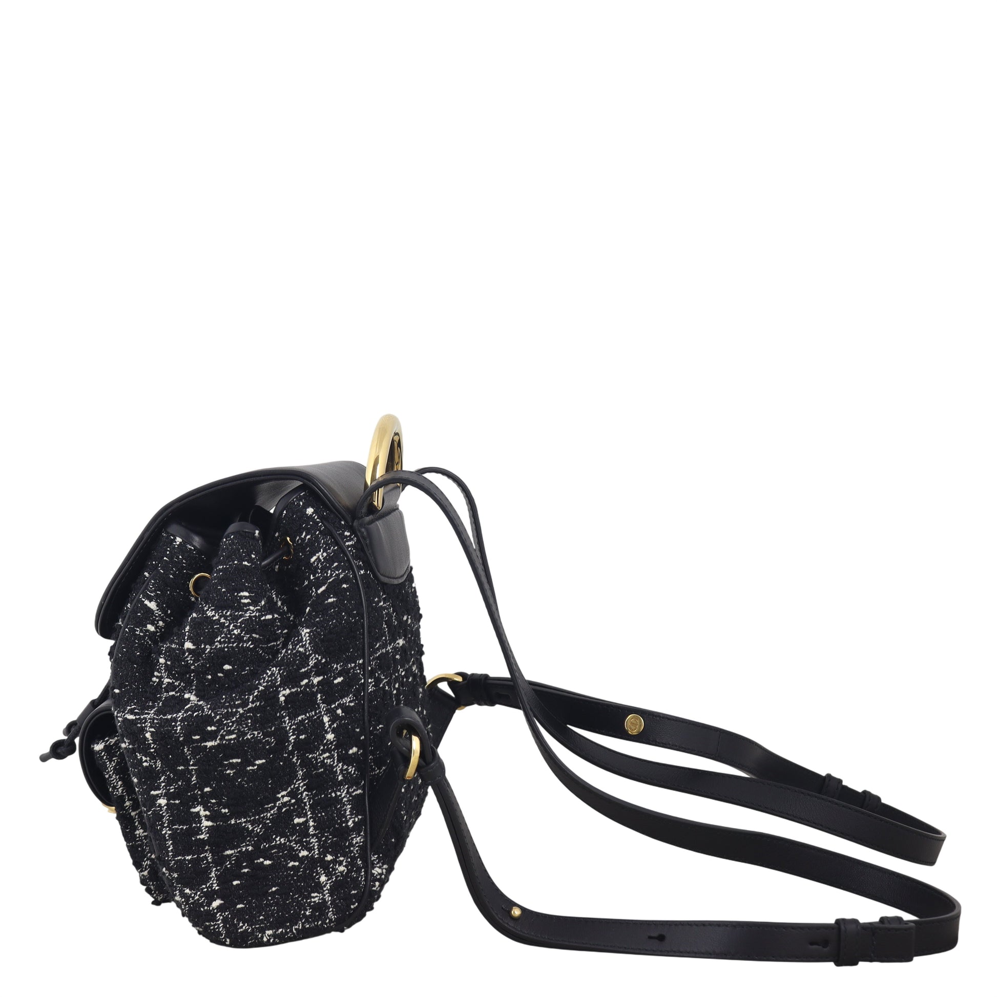 Dior Caro Backpack Small Tweed