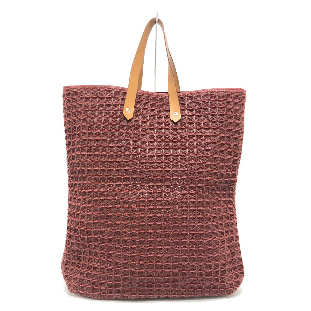 HERMES Tote Bag canvas Brown Amedaba GM
