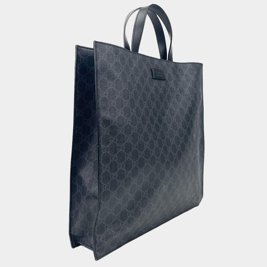 Gucci Leather Canvas Tote