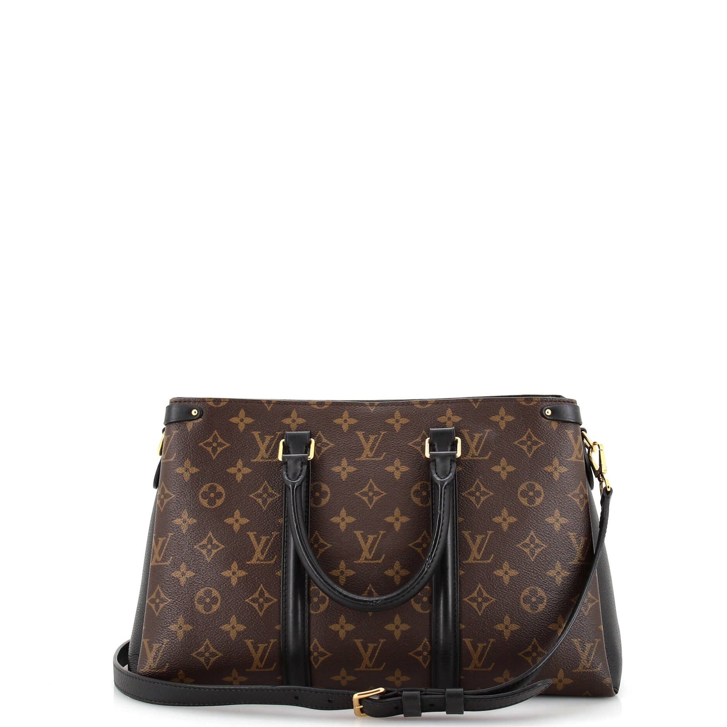 Louis Vuitton Soufflot Tote Monogram Canvas with Leather MM