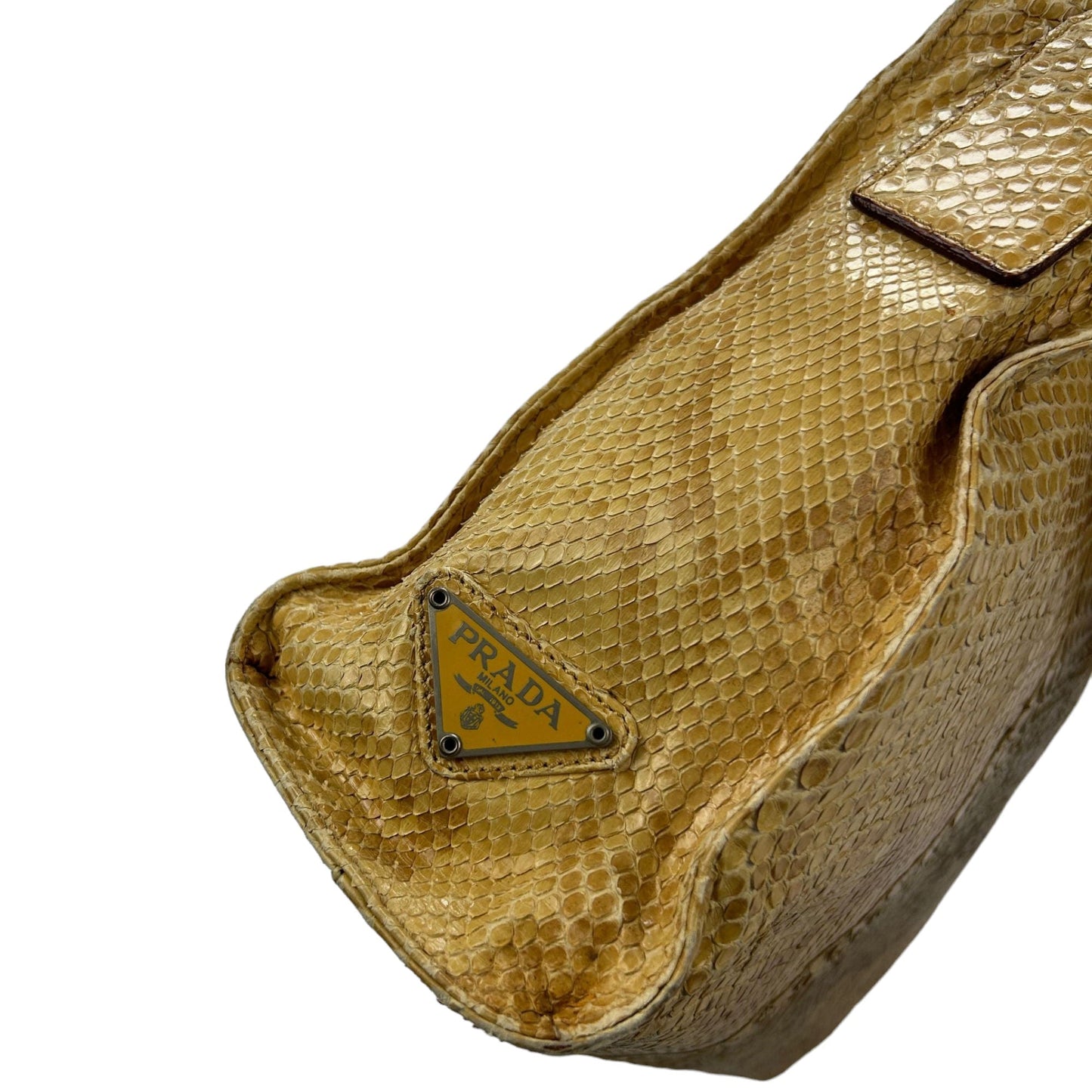 Prada Python Leather Shoulder Bag