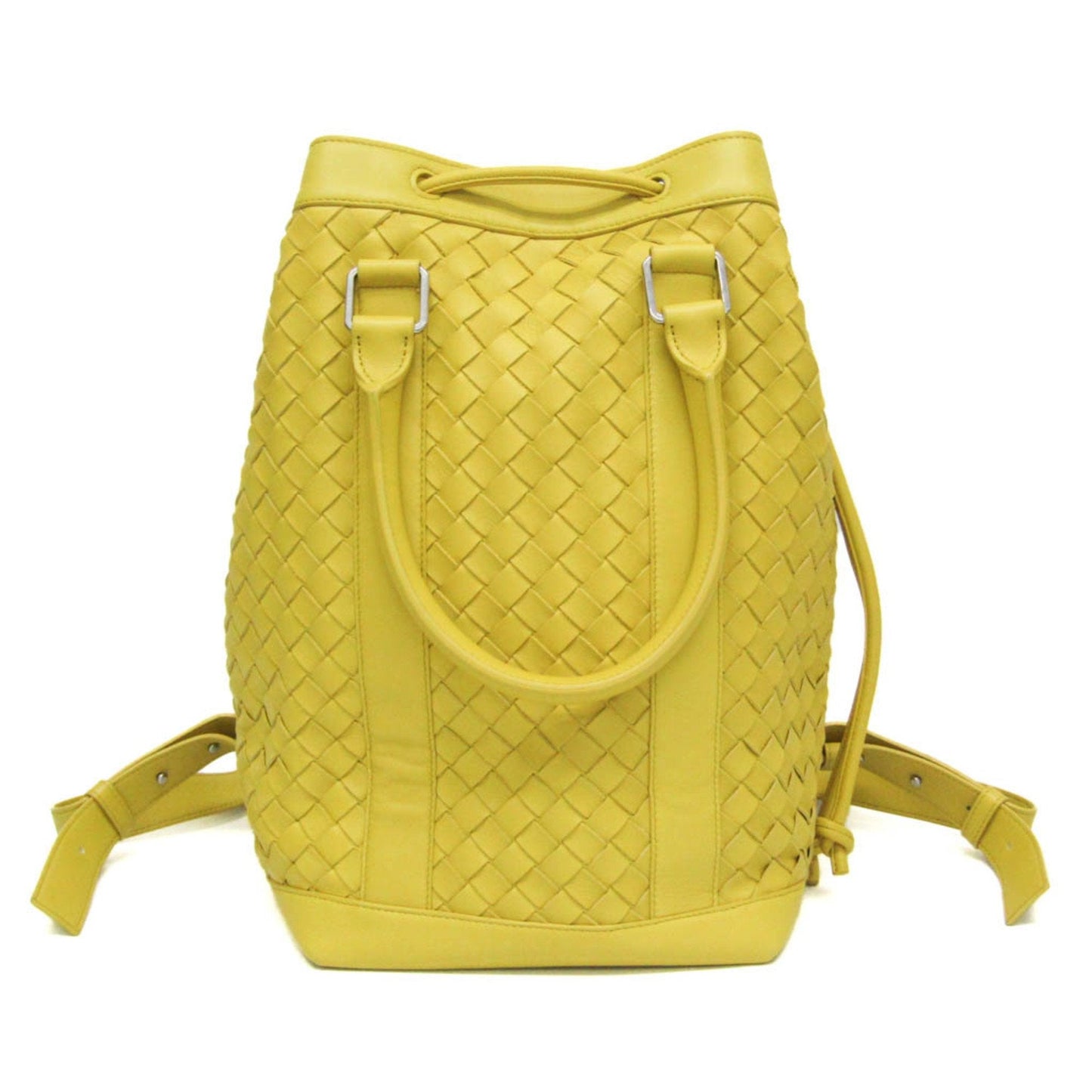 Luxury Bottega Veneta Intrecciato Leather Backpack Bag ()