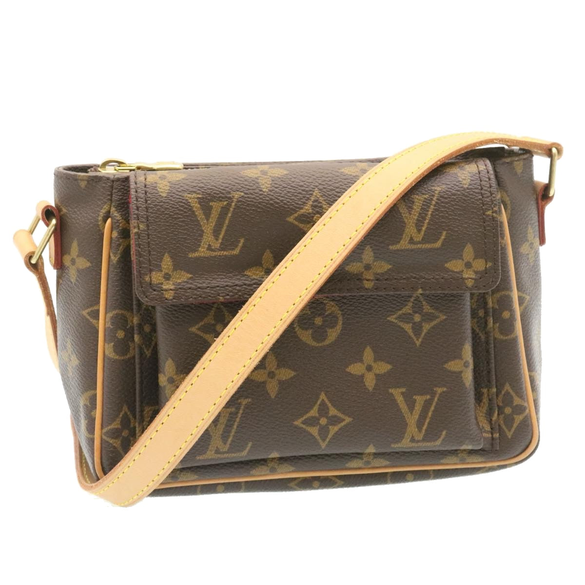 LOUIS VUITTON Monogram Viva Cite PM Shoulder Bag M51165 LV Auth 28392A