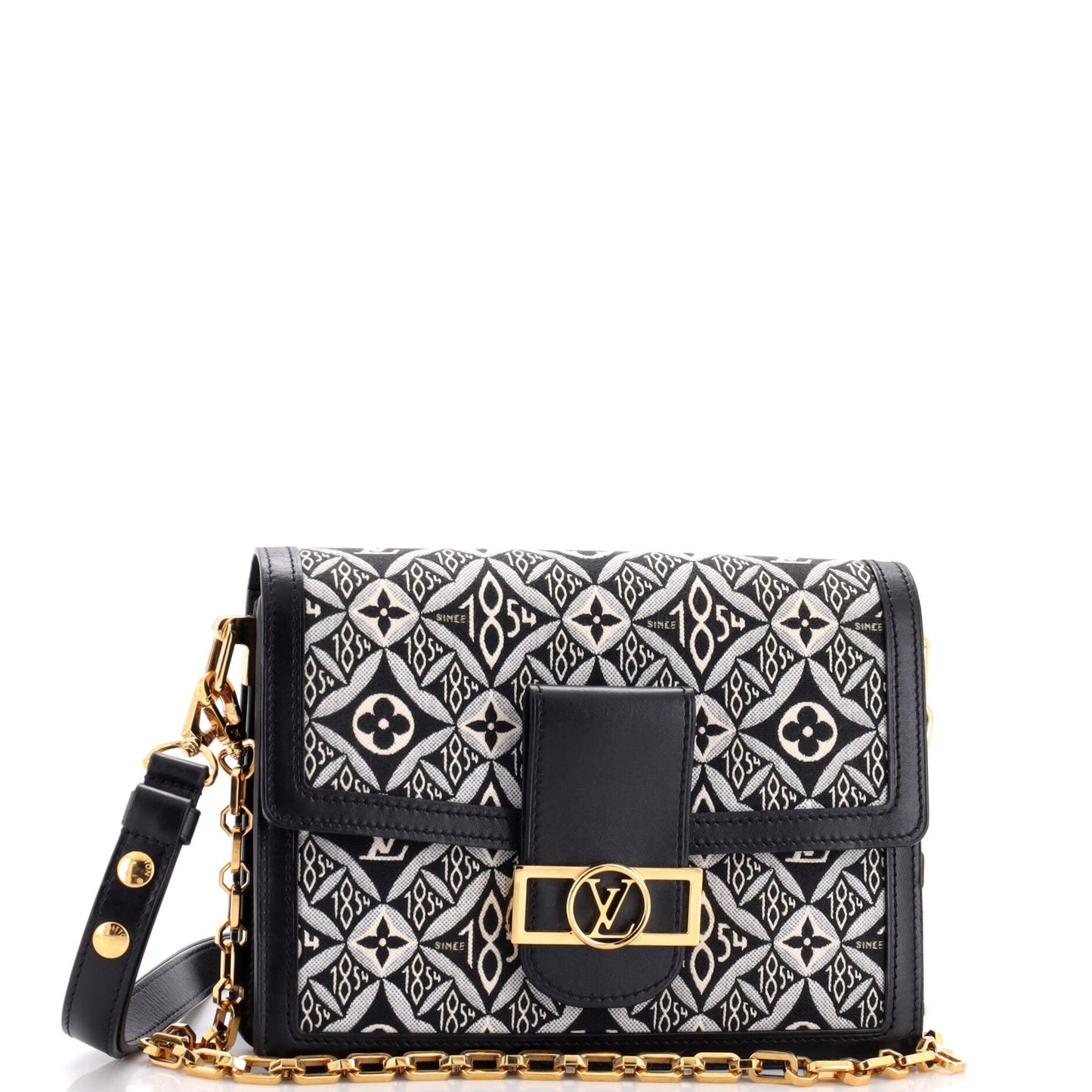 Louis Vuitton Dauphine Shoulder Bag Limited Edition Since 1854 Monogram Jacquard MM