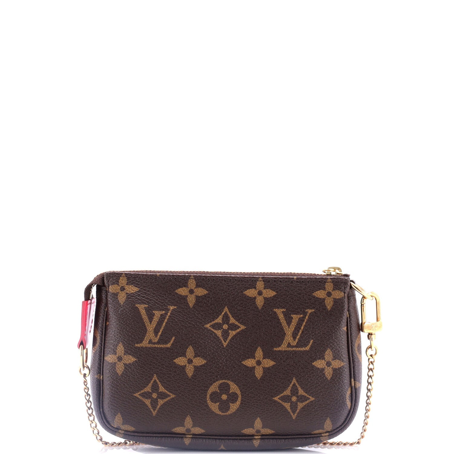 Louis Vuitton Pochette Accessoires Limited Edition Vivienne Xmas Monogram Canvas Mini