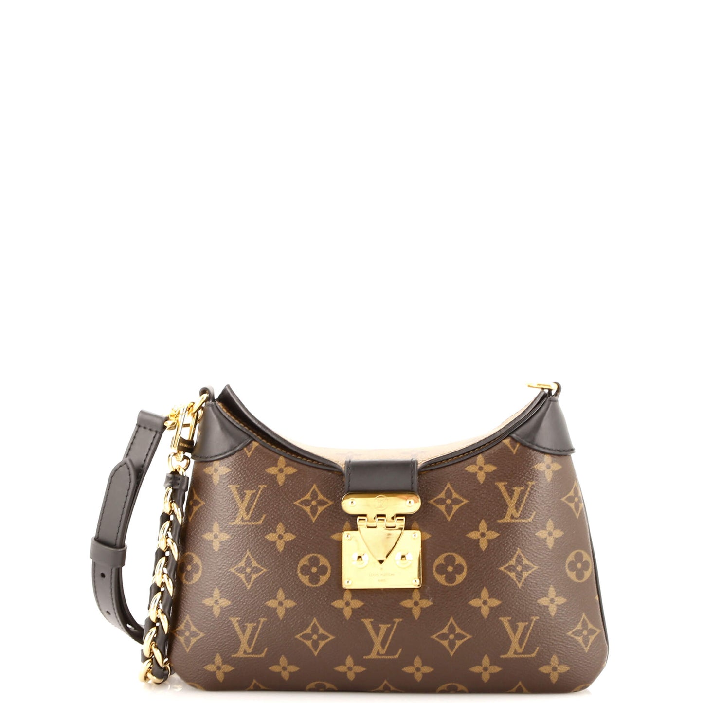 Louis Vuitton LV Twinny Handbag Monogram Canvas and Reverse Monogram Canvas with Leather