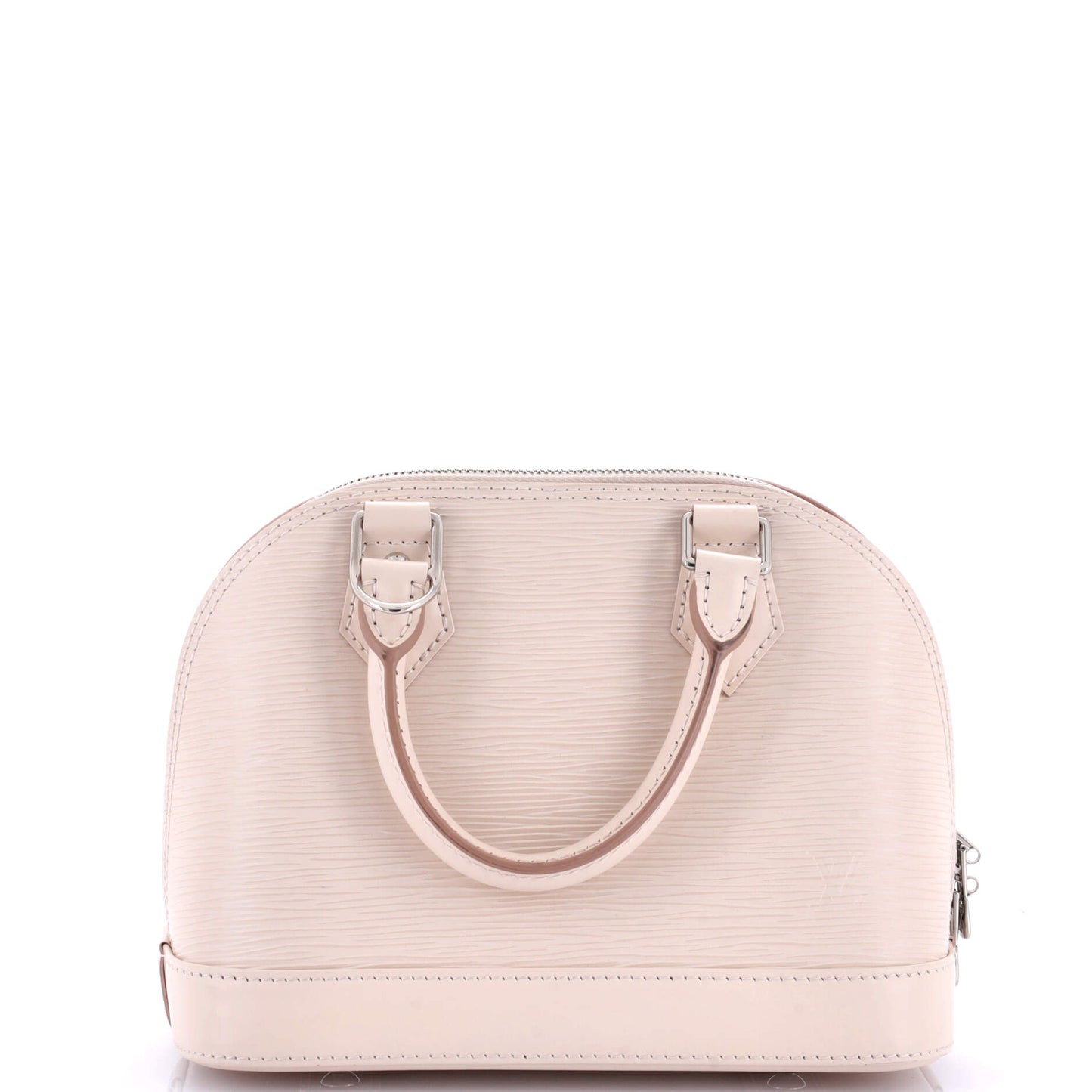 Louis Vuitton Alma Handbag Epi Leather with Logo Jacquard Strap BB