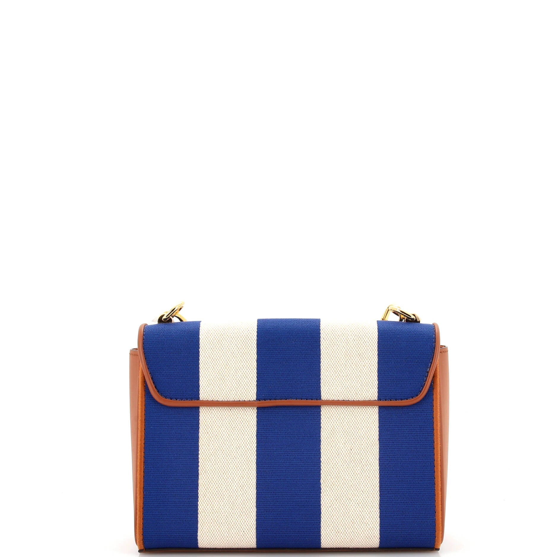 Louis Vuitton Twist Handbag Limited Edition Embroidered Stripe Canvas MM