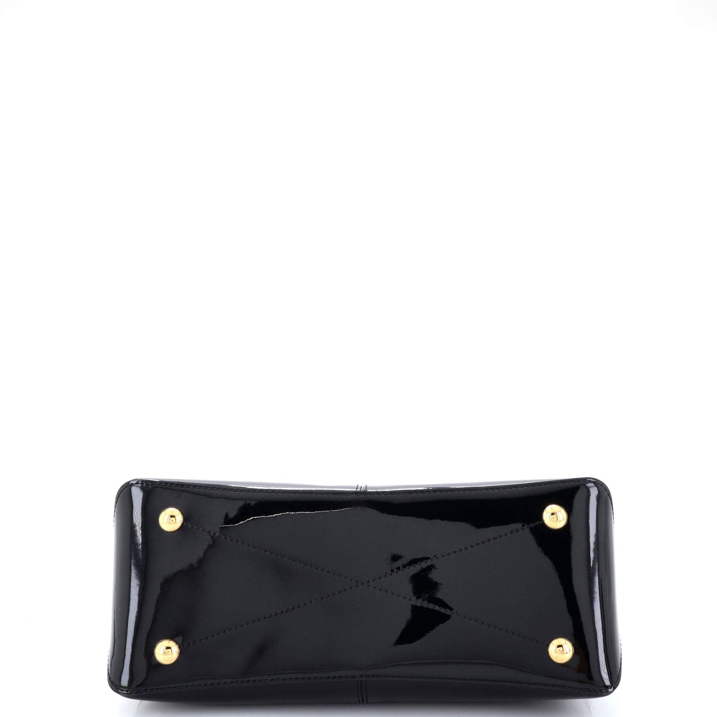 Louis Vuitton Miroir Handbag Vernis with Monogram Canvas