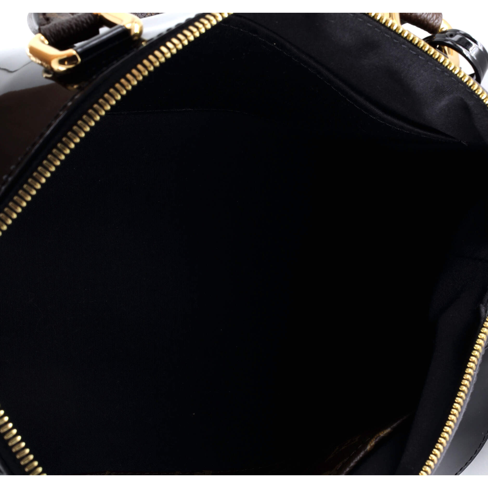 Louis Vuitton Miroir Handbag Vernis with Monogram Canvas