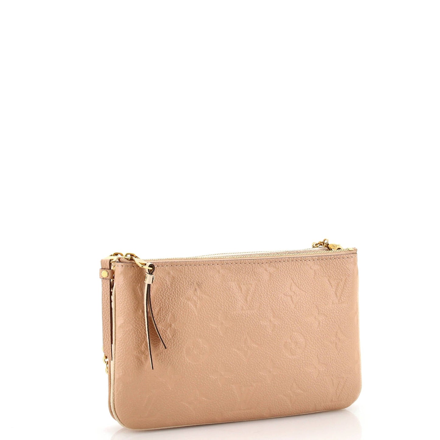 Louis Vuitton Double Zip Pochette Bicolor Monogram Empreinte Giant