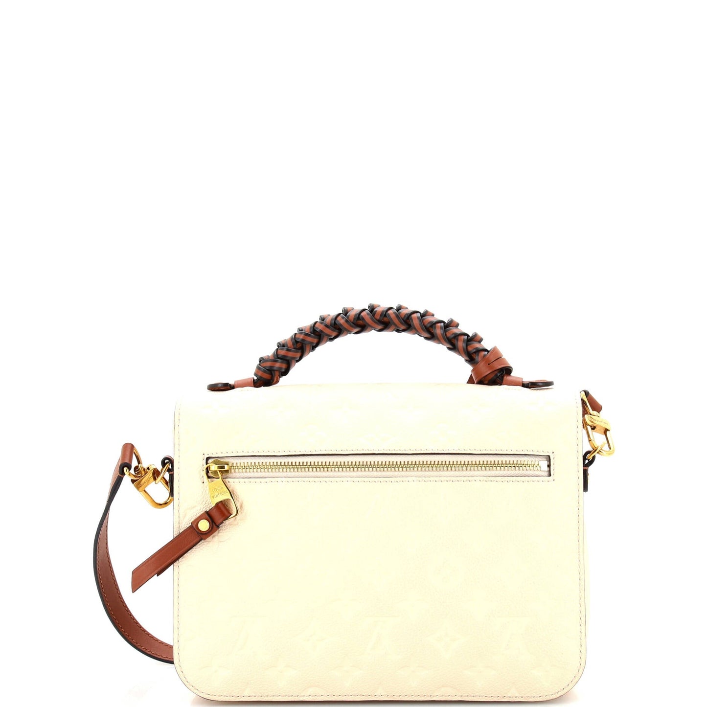 Louis Vuitton Braided Handle Pochette Metis Monogram Empreinte Leather