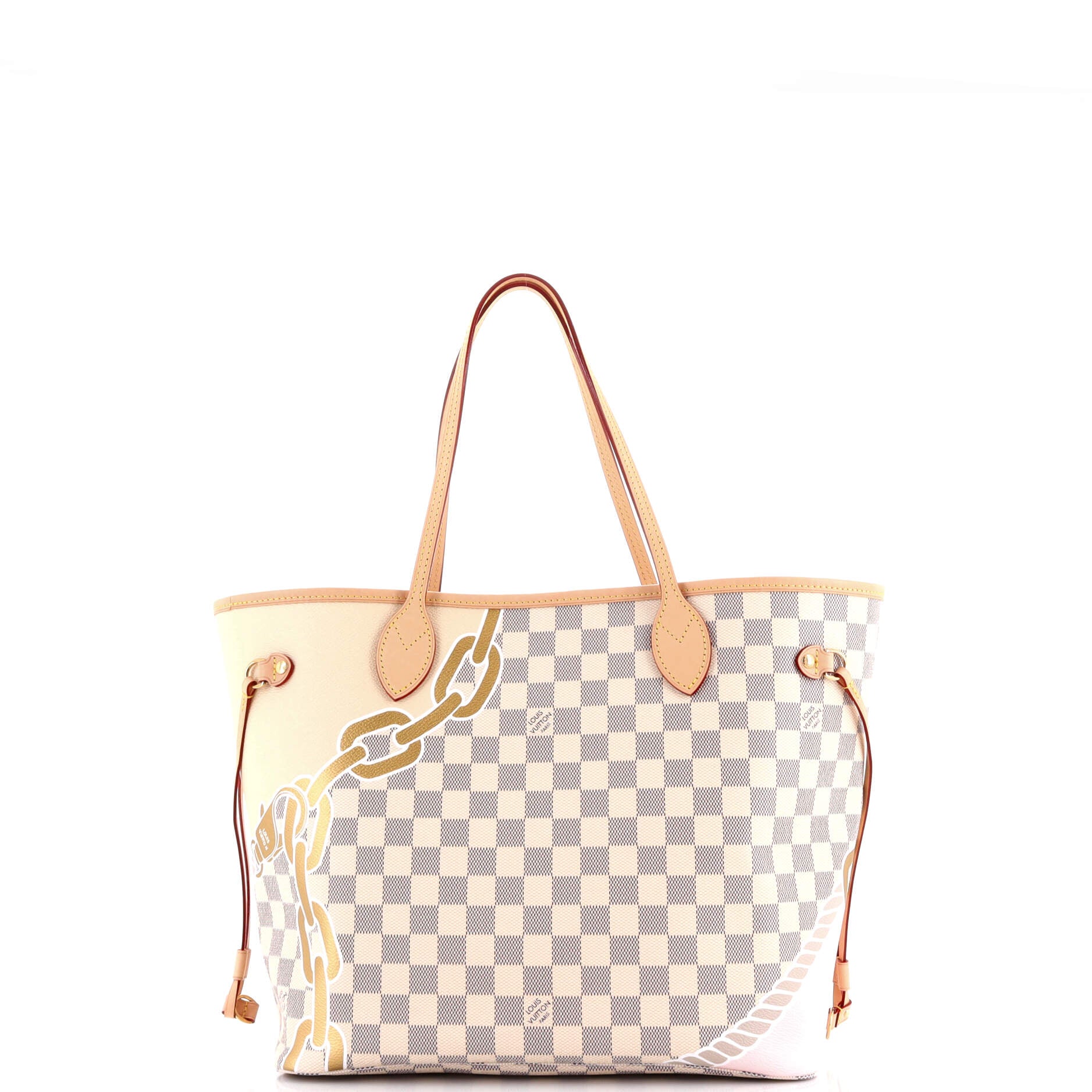 Louis Vuitton Neverfull NM Tote Limited Edition Nautical Damier MM