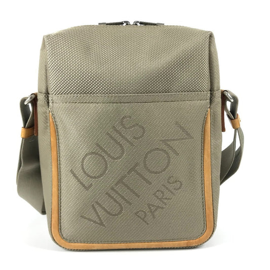 LOUIS VUITTON Shoulder Bag Damier Jean Canvas gray Monogram Geant Sitadan unisex(Unisex)