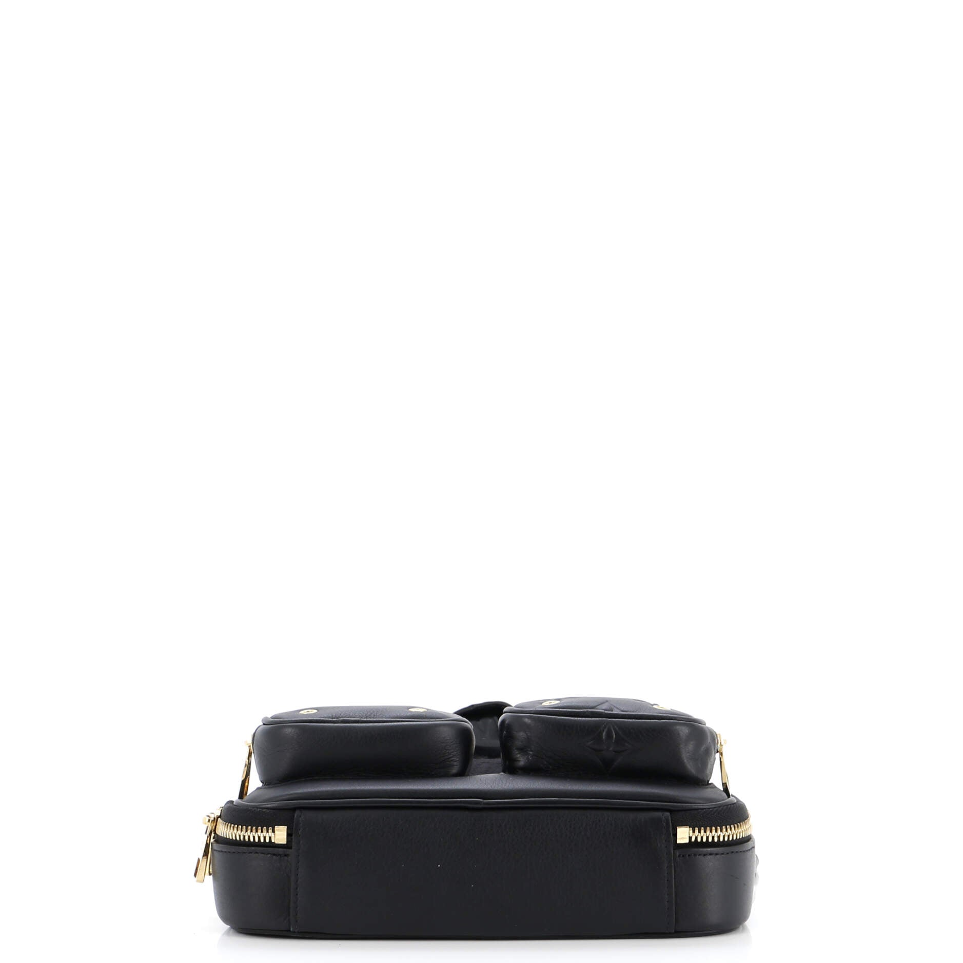 Louis Vuitton Utility Crossbody Bag Calfskin with Embossed Monogram Detail