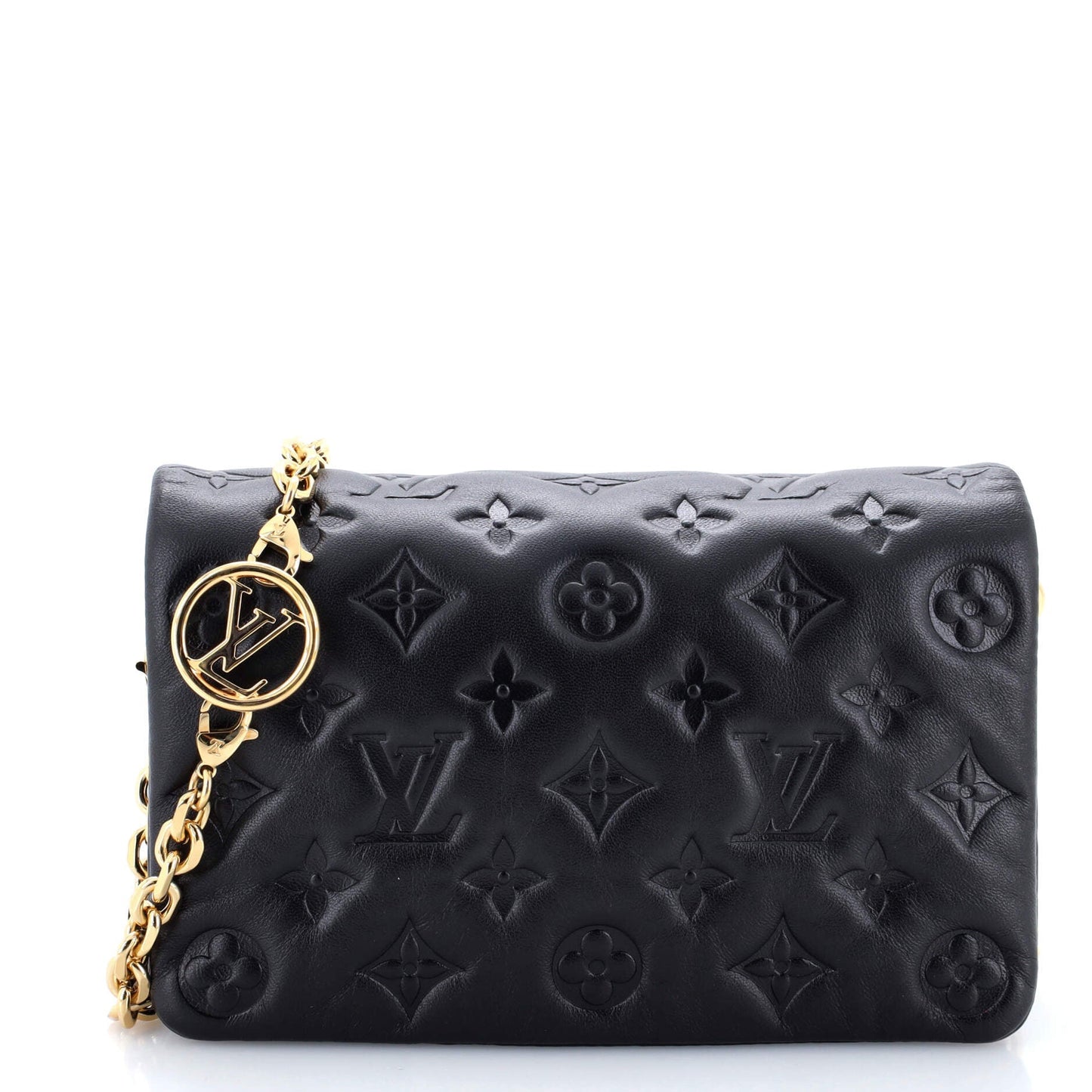 Louis Vuitton Coussin Pochette Monogram Embossed Lambskin