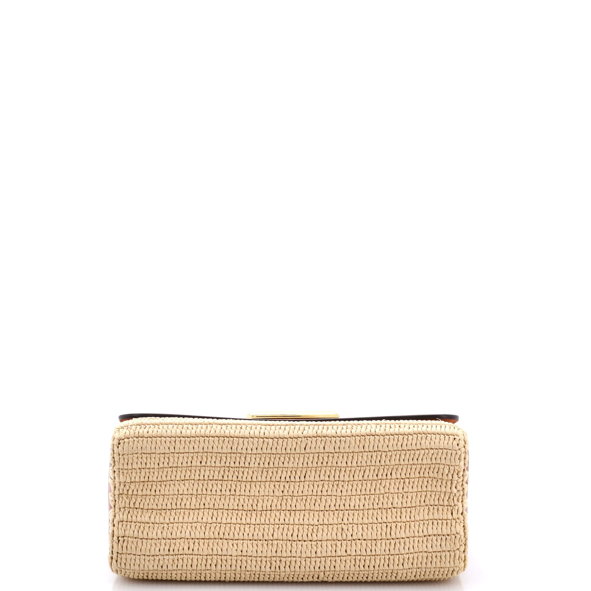 Louis Vuitton Twist Convertible Handbag Leather and Raffia MM