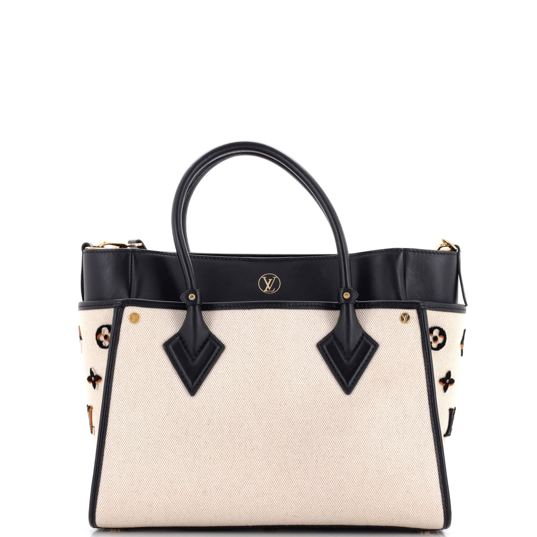 Louis Vuitton On My Side Tote Monogram Tufted Canvas MM