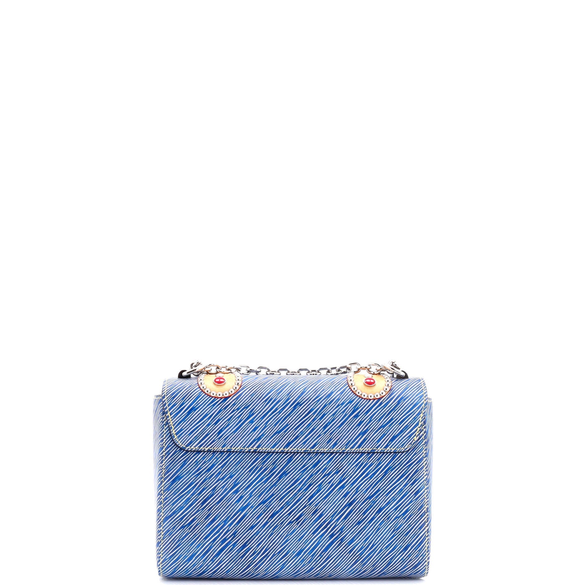 Louis Vuitton Twist Handbag Studded Epi Leather MM