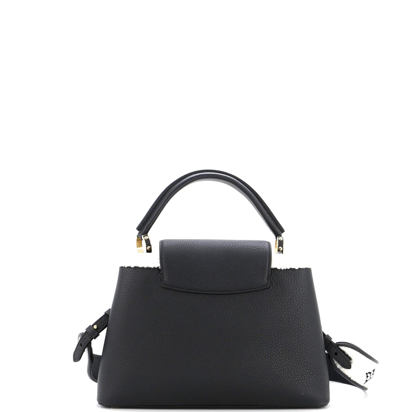 Louis Vuitton Capucines Bag Leather with Shearling BB