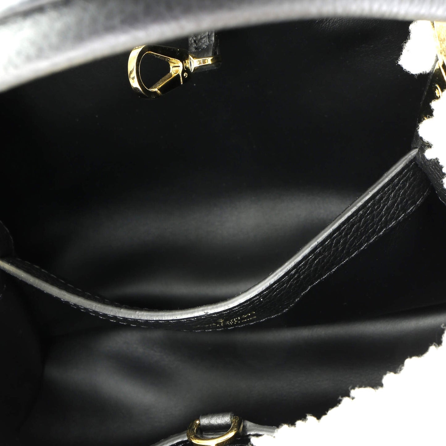 Louis Vuitton Capucines Bag Leather with Shearling BB