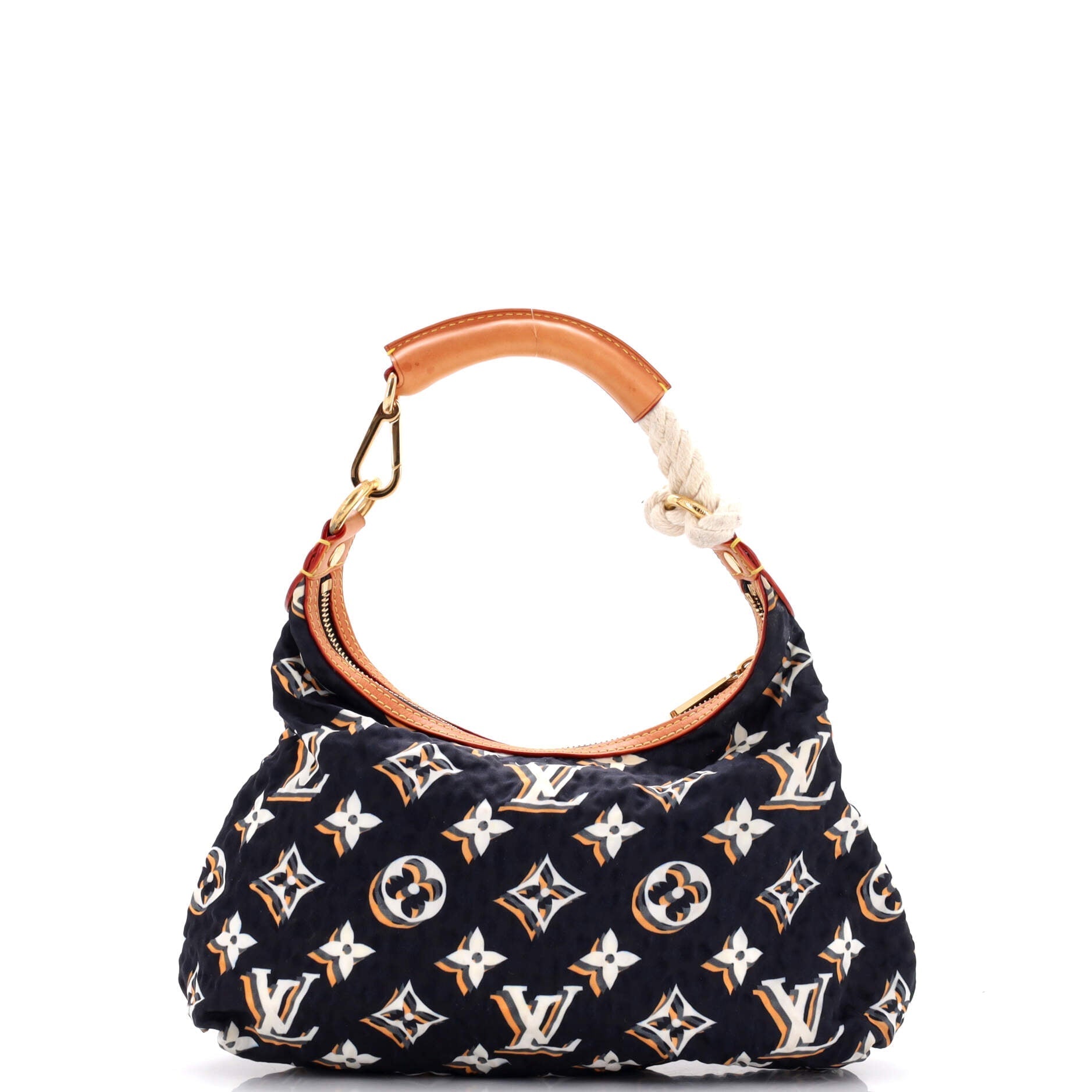 Louis Vuitton Bulles Handbag Monogram Nylon PM