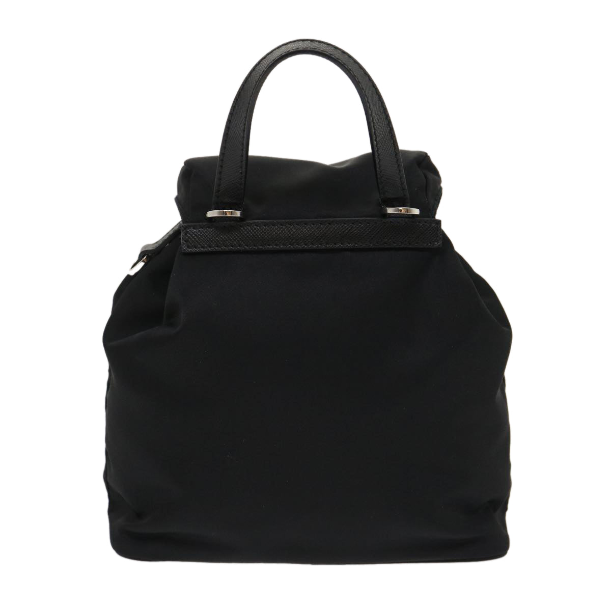 Prada Chain Mini Shoulder Bag Nylon Black V44 F0002