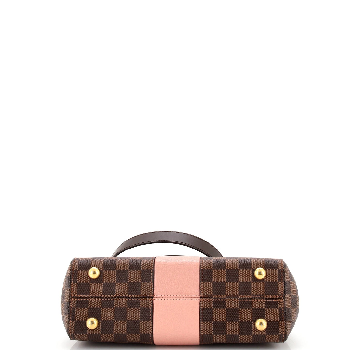 Louis Vuitton Bond Street Handbag Damier with Leather MM