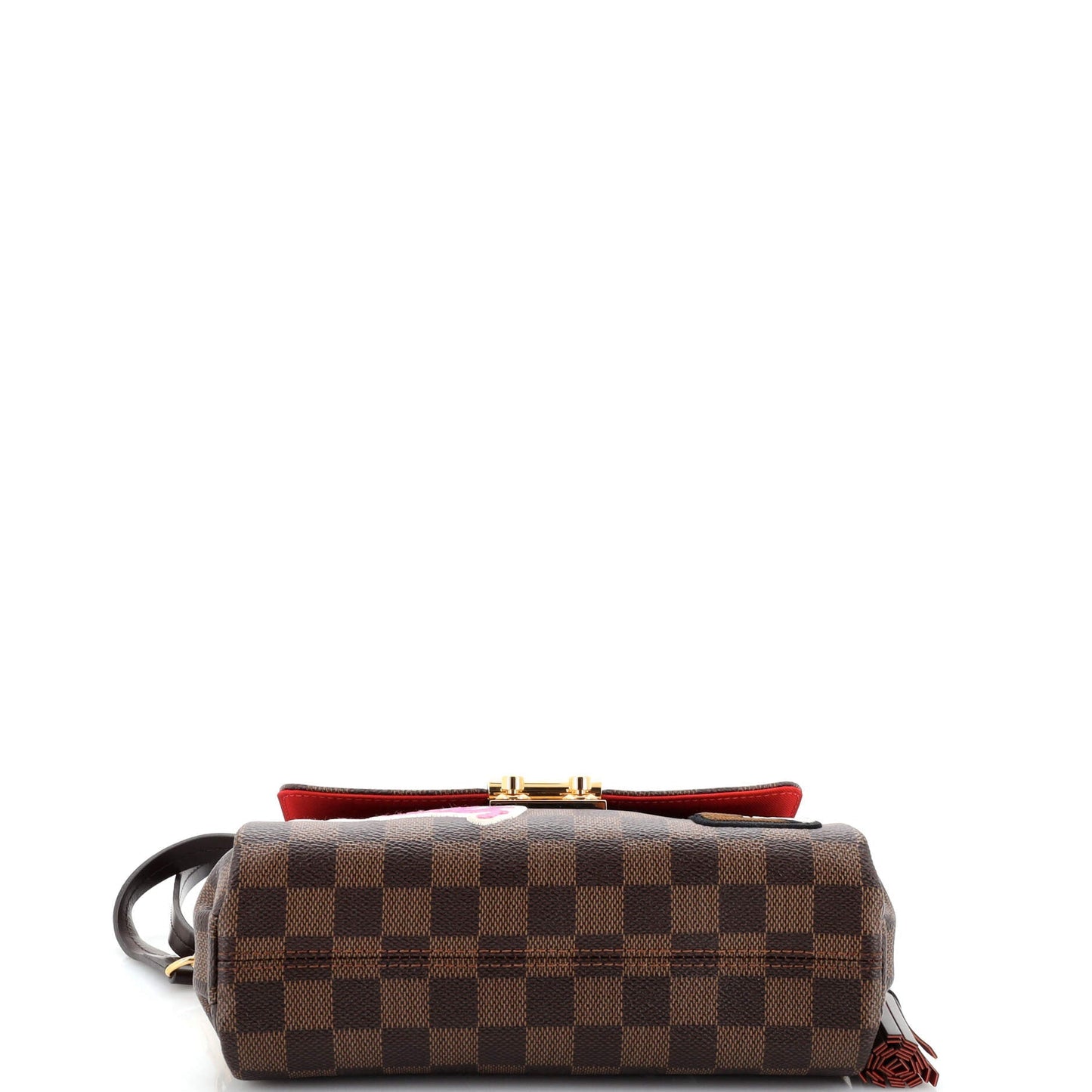 Louis Vuitton Croisette Handbag Limited Edition Patches Damier