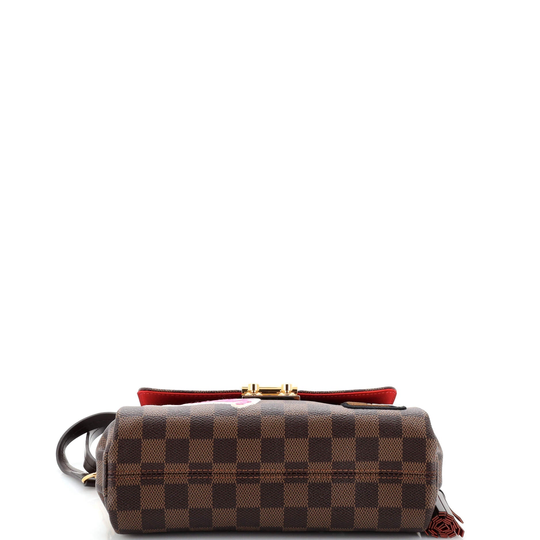 Louis Vuitton Croisette Handbag Limited Edition Patches Damier