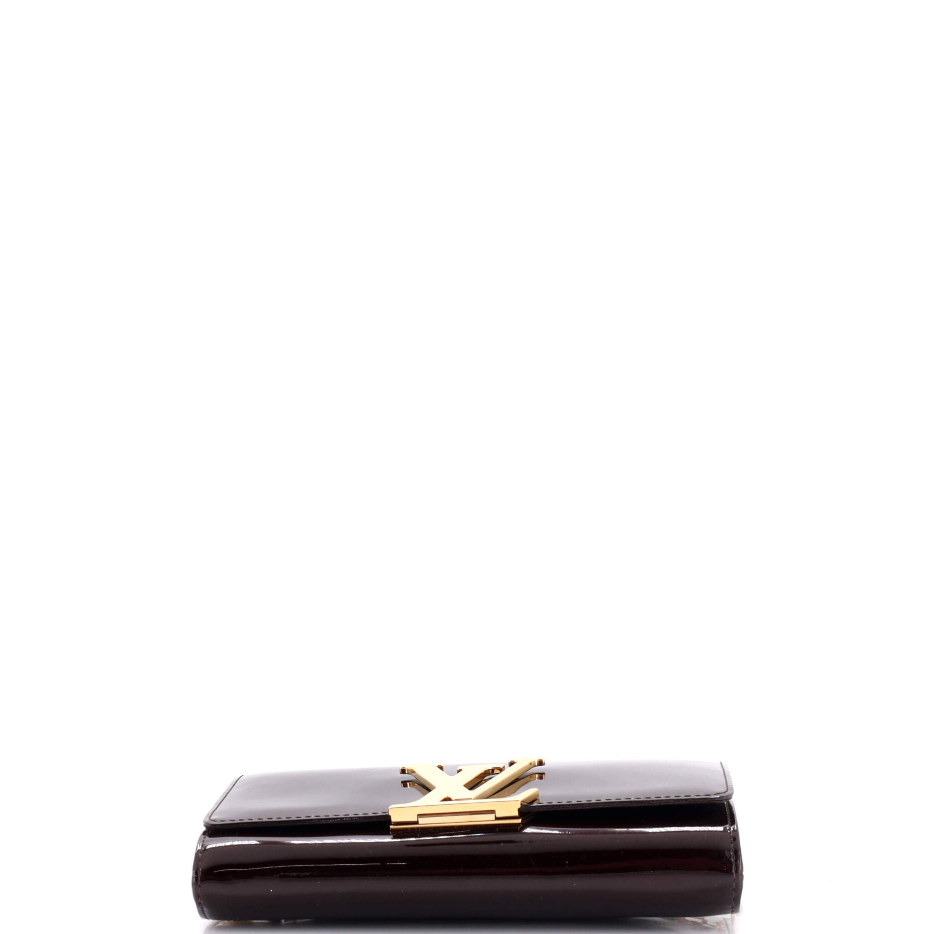 Louis Vuitton Chain Louise Clutch Patent MM