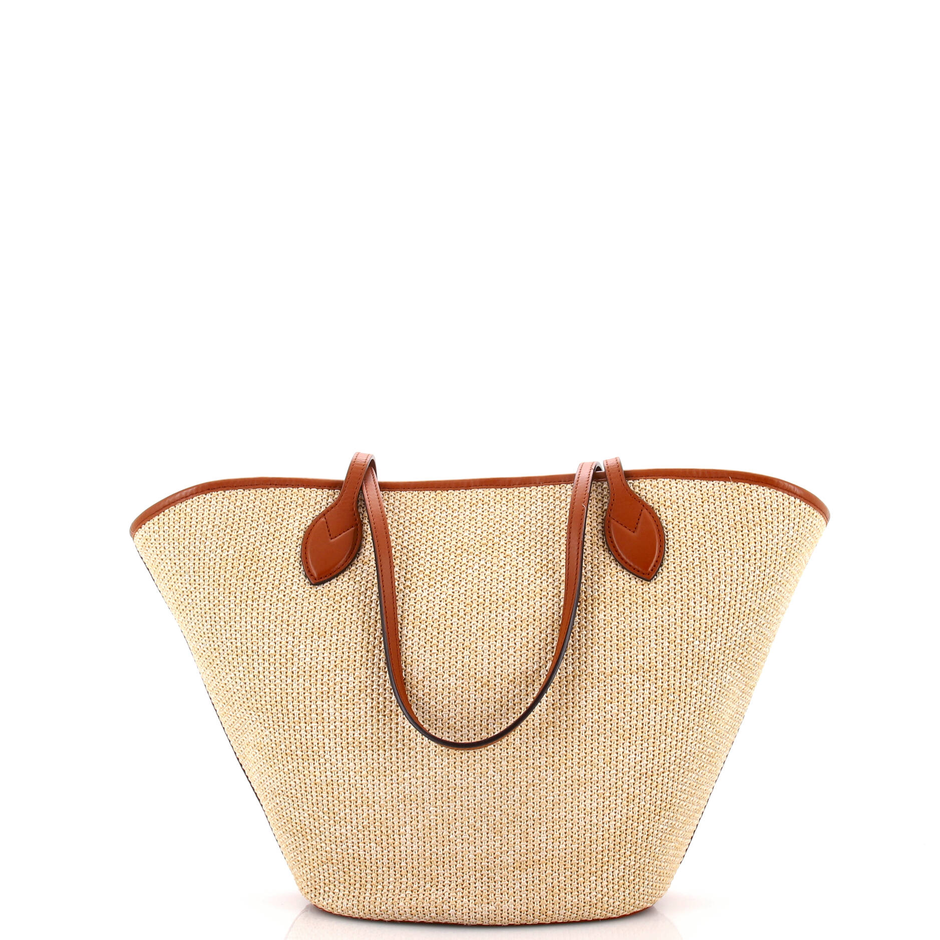Louis Vuitton Saint Jacques NM Handbag Raffia and Leather