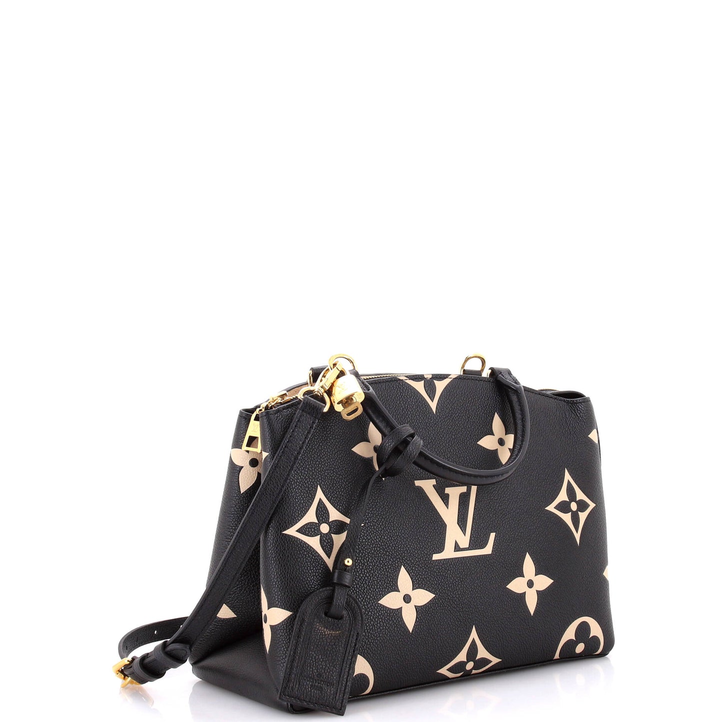 Louis Vuitton Petit Palais Handbag Bicolor Monogram Empreinte Giant