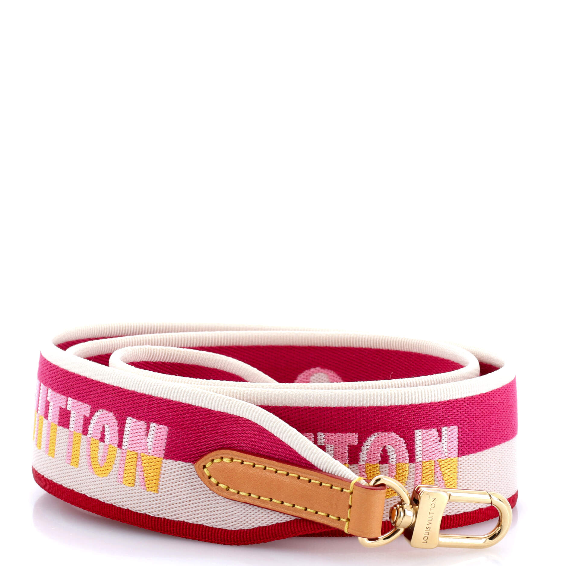 Louis Vuitton Logo Shoulder Strap Jacquard Wide