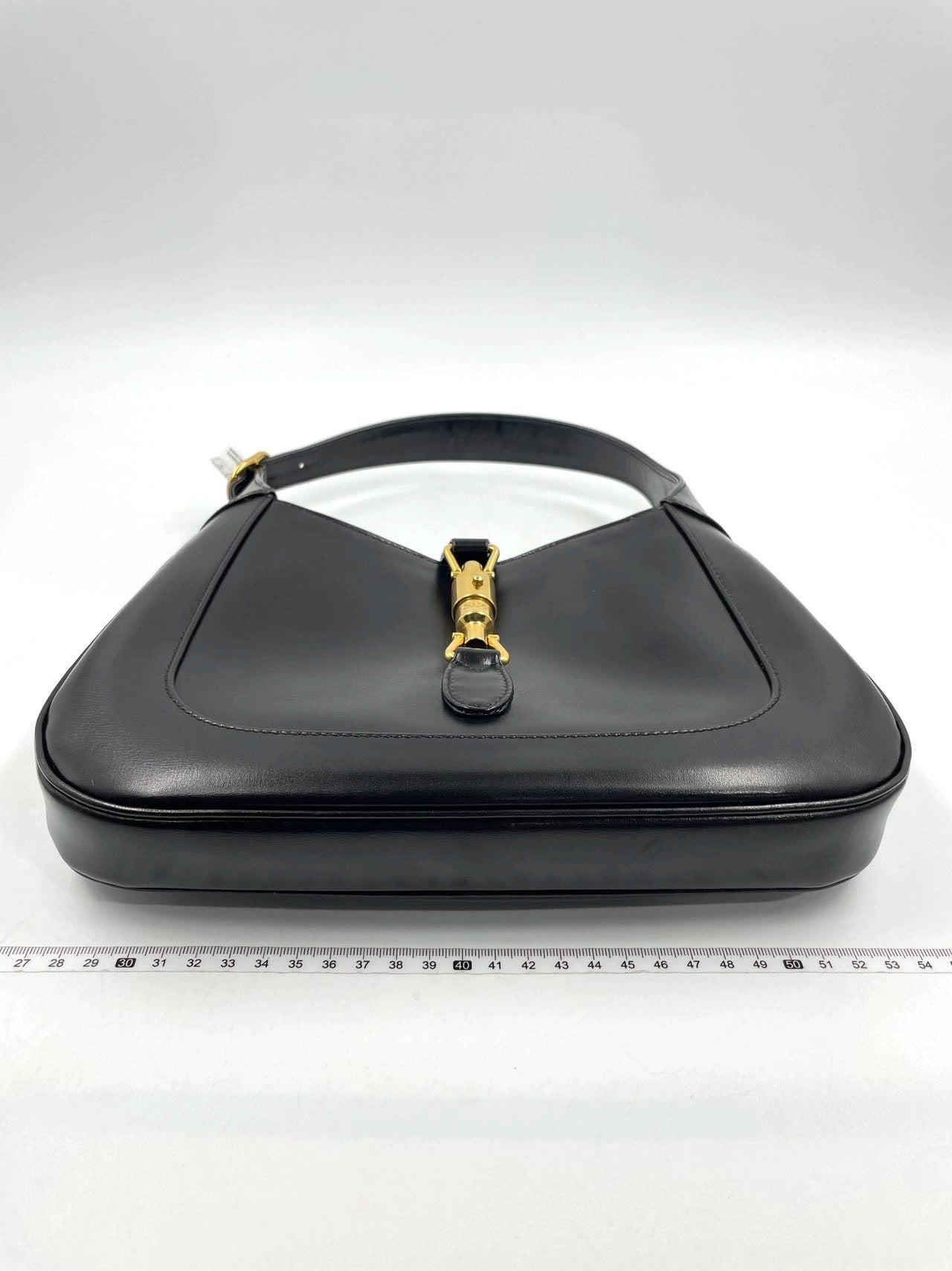 Gucci Jackie 1961 Black Leather Bag with Adjustable Strap