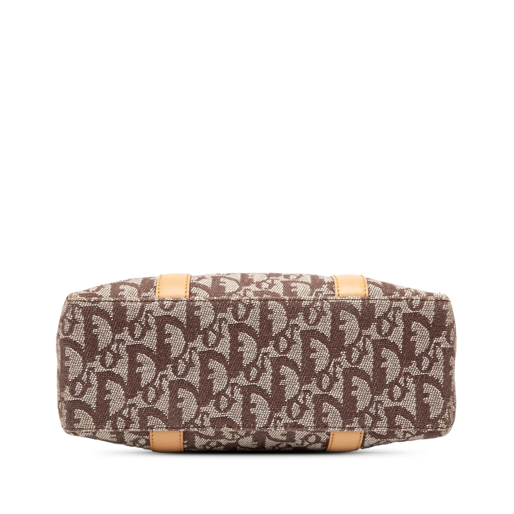 Brown Dior Diorissimo Trotter Canvas Tote