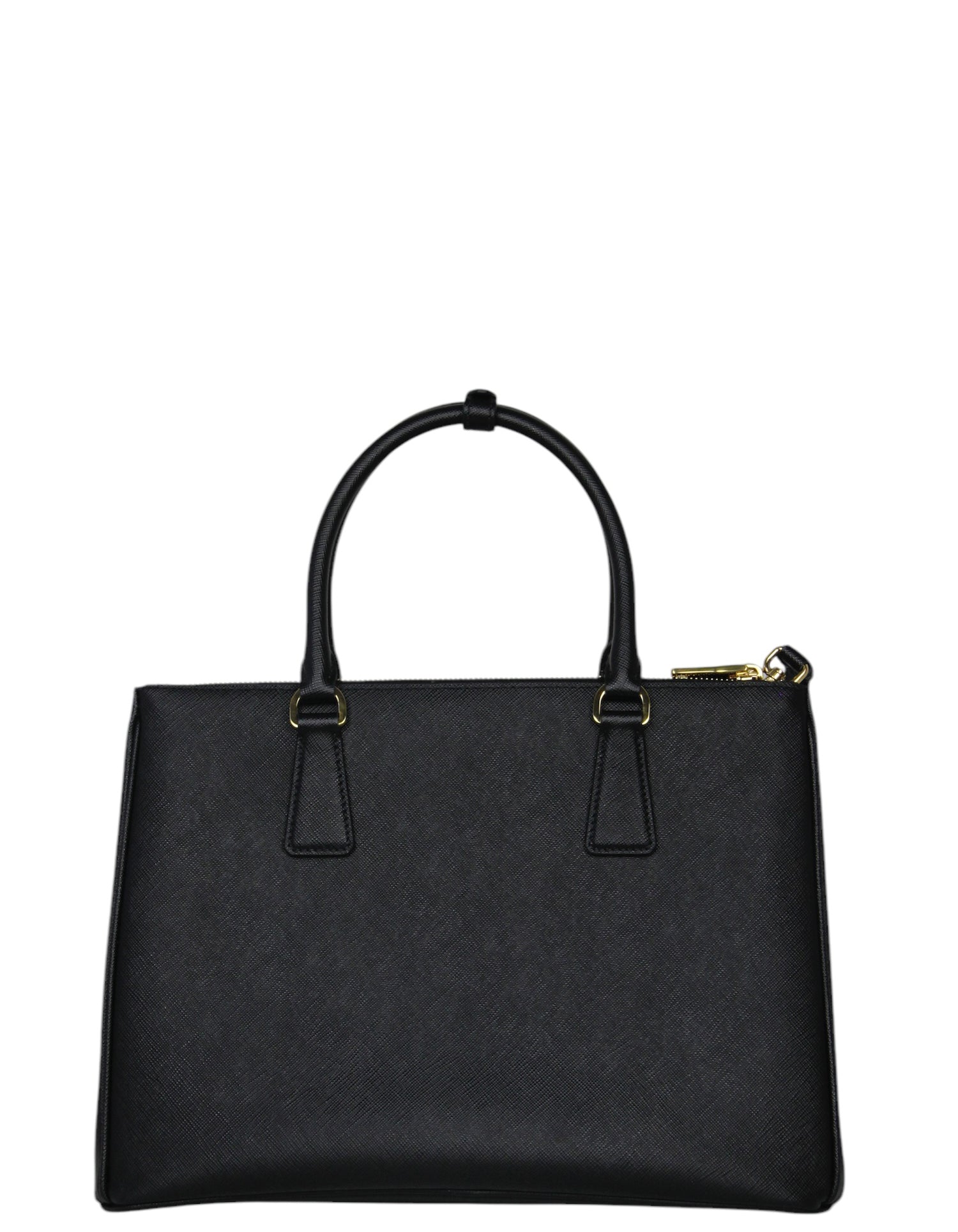 Prada Black Saffinao Leather Large Galleria Tote