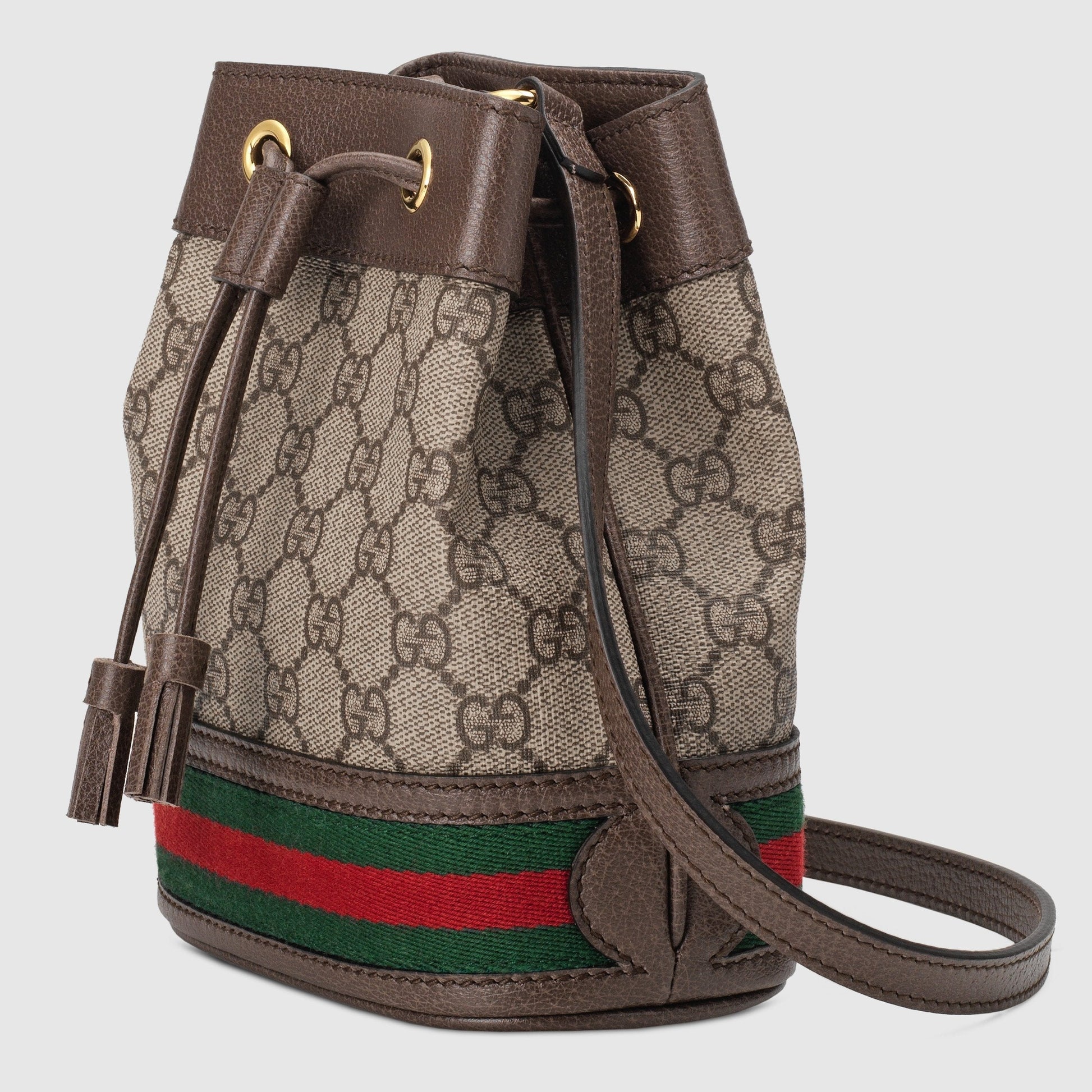 Gucci Monogram Leather Mini Crossbody