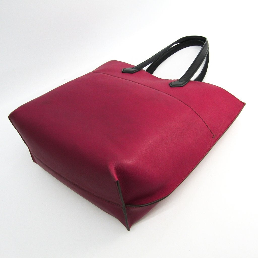 Fendi Fuchsia Leather All In Shopping Tote Bag ( )