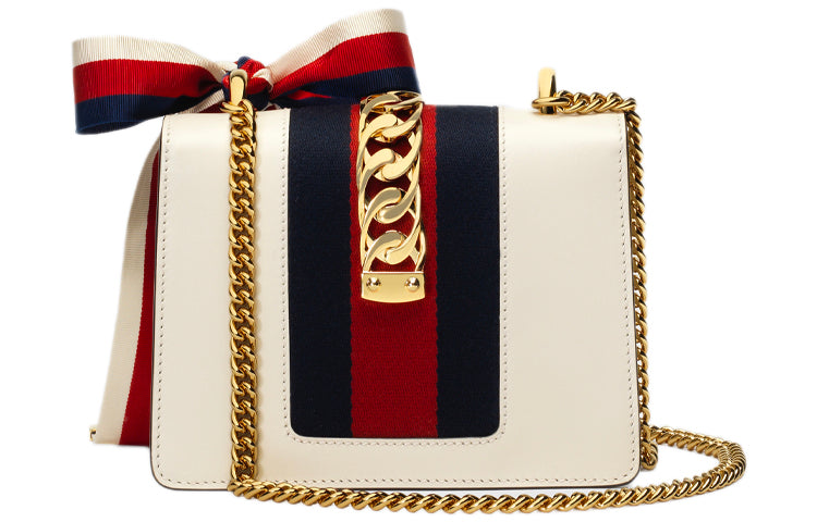 Gucci Chain Leather Shoulder Bag