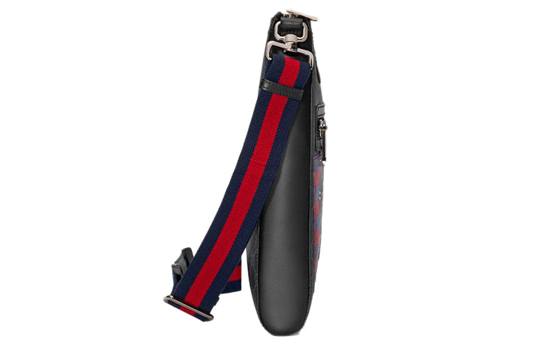 Gucci Leather Canvas Shoulder Bag