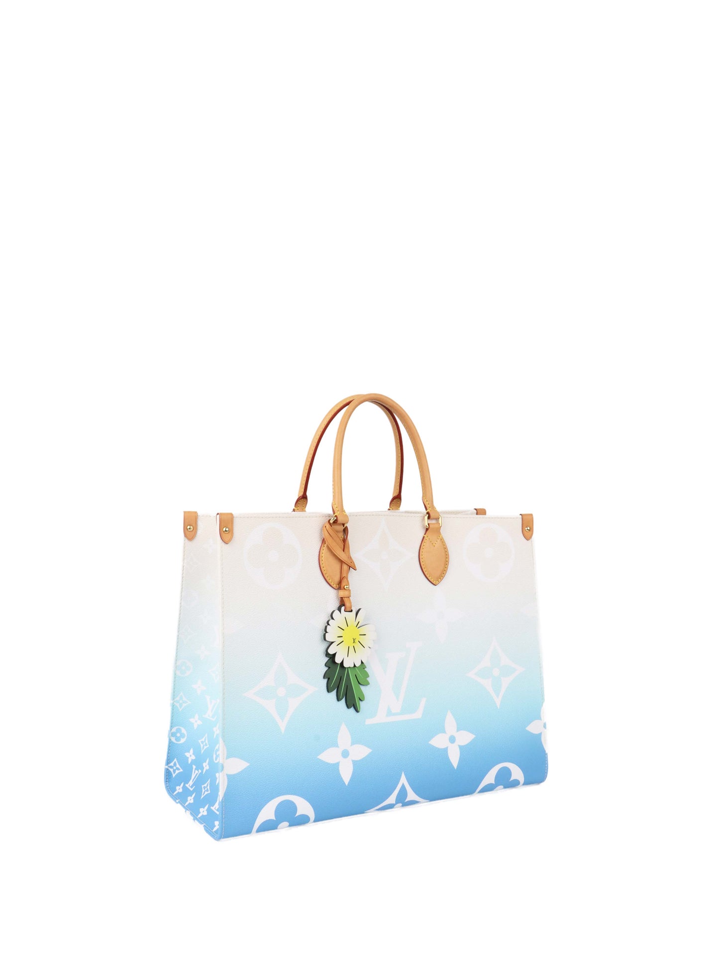 Louis Vuitton Beige/Blue Ombre OnTheGo GM Pool