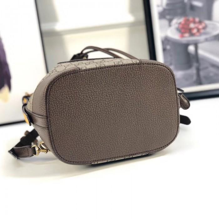 Gucci Monogram Leather Top Handle Crossbody