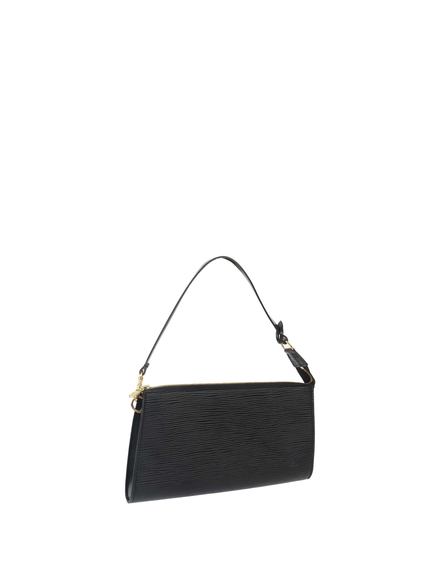 Louis Vuitton Black Epi Leather Pochette Accessoires.